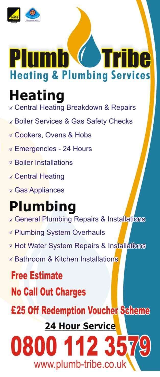 Plumb Tribe Heating & Plumbing Services | 116 Kendal, Purfleet RM19 1LL, UK | Phone: 0800 112 3579