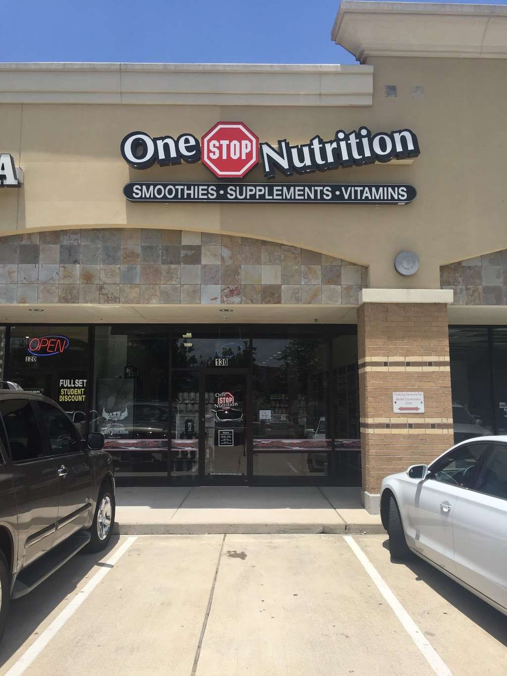 One Stop Nutrition | 13346 Briar Forest Dr #130, Houston, TX 77077 | Phone: (832) 406-7483
