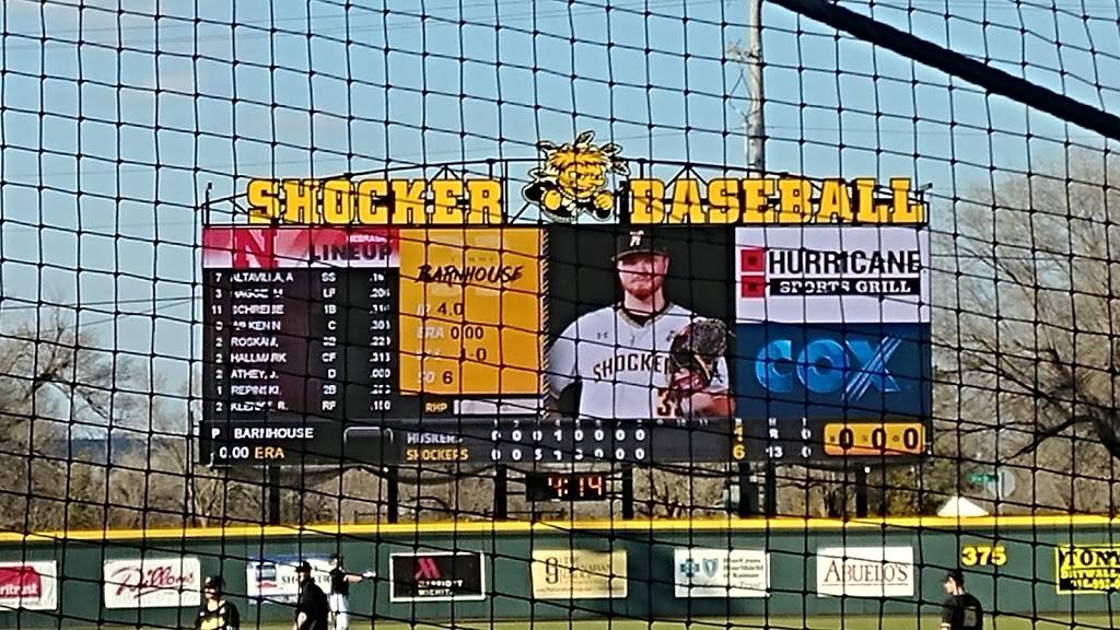 Eck Stadium | 4100 E 21st St N, Wichita, KS 67208, USA | Phone: (316) 978-3636 Eck Stadium | 4100 E 21st St N, Wichita, KS 67208, USA | Phone: (316) 978-3636