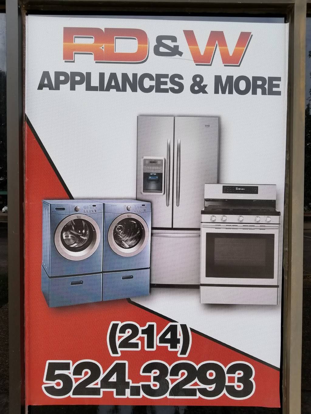 RD&W Appliances | 2451 Walnut Ridge St, Dallas, TX 75229, USA | Phone: (214) 524-3293