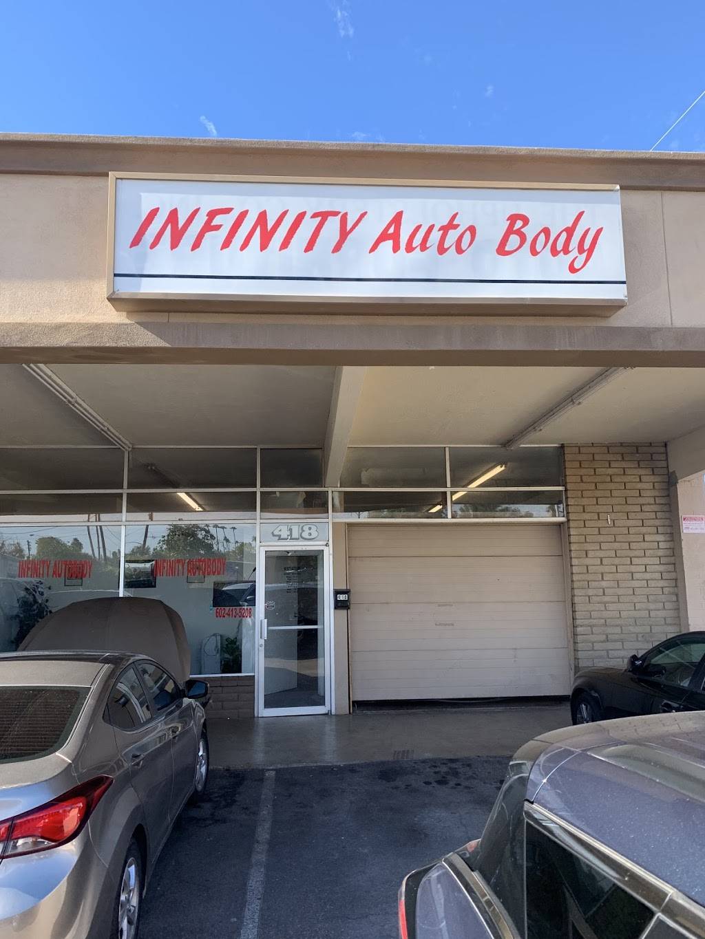 Infinity Autobody | 418 N Hunt Dr, Mesa, AZ 85203, USA | Phone: (602) 413-5208