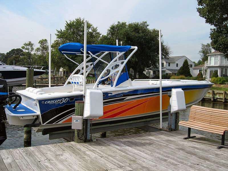Up & Out Boat Lifts | 7966 Solley Rd, Glen Burnie, MD 21060, USA | Phone: (410) 437-4445