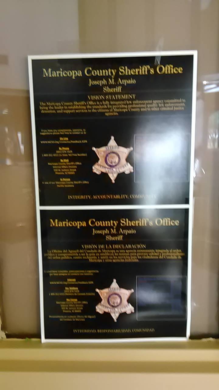 Maricopa County Sheriff’s Office - District III Substation | 13063 W Bell Rd, Surprise, AZ 85378, USA | Phone: (602) 876-1602