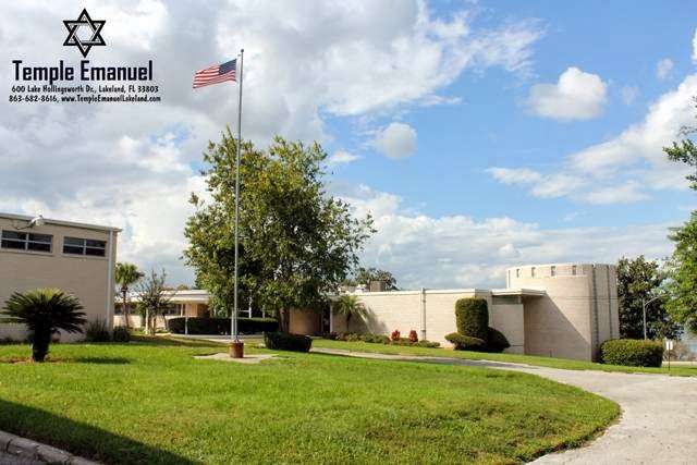 Temple Emanuel of Lakeland | 600 Lake Hollingsworth Dr, Lakeland, FL 33803, USA | Phone: (863) 682-8616