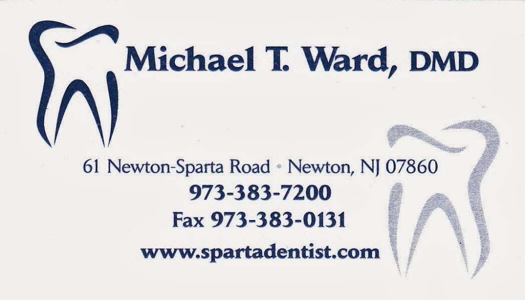 Michael T Ward, DMD | 61 Newton Sparta Rd, Newton, NJ 07860, USA | Phone: (973) 383-7200