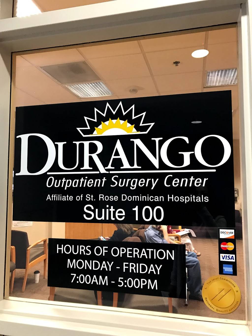 Durango Outpatient Surgery Center | 8530 W Sunset Rd, Las Vegas, NV 89113, USA | Phone: (702) 789-5700