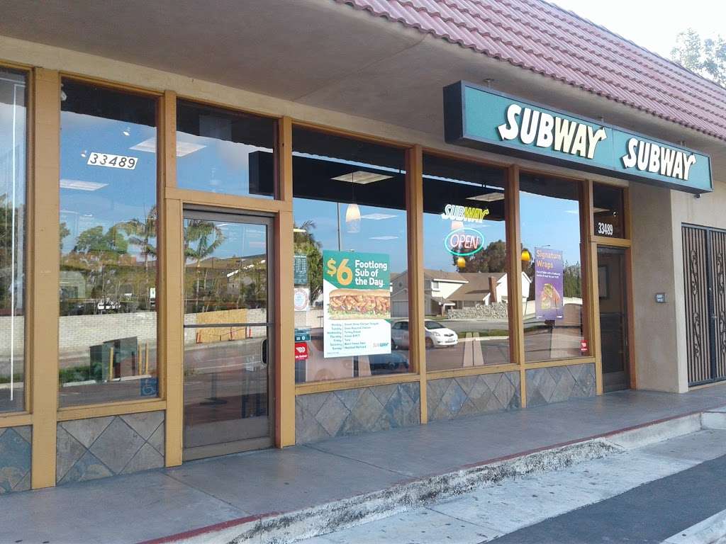 Subway Restaurants | 33489 Del Obispo St, Dana Point, CA 92629, USA | Phone: (949) 429-5581