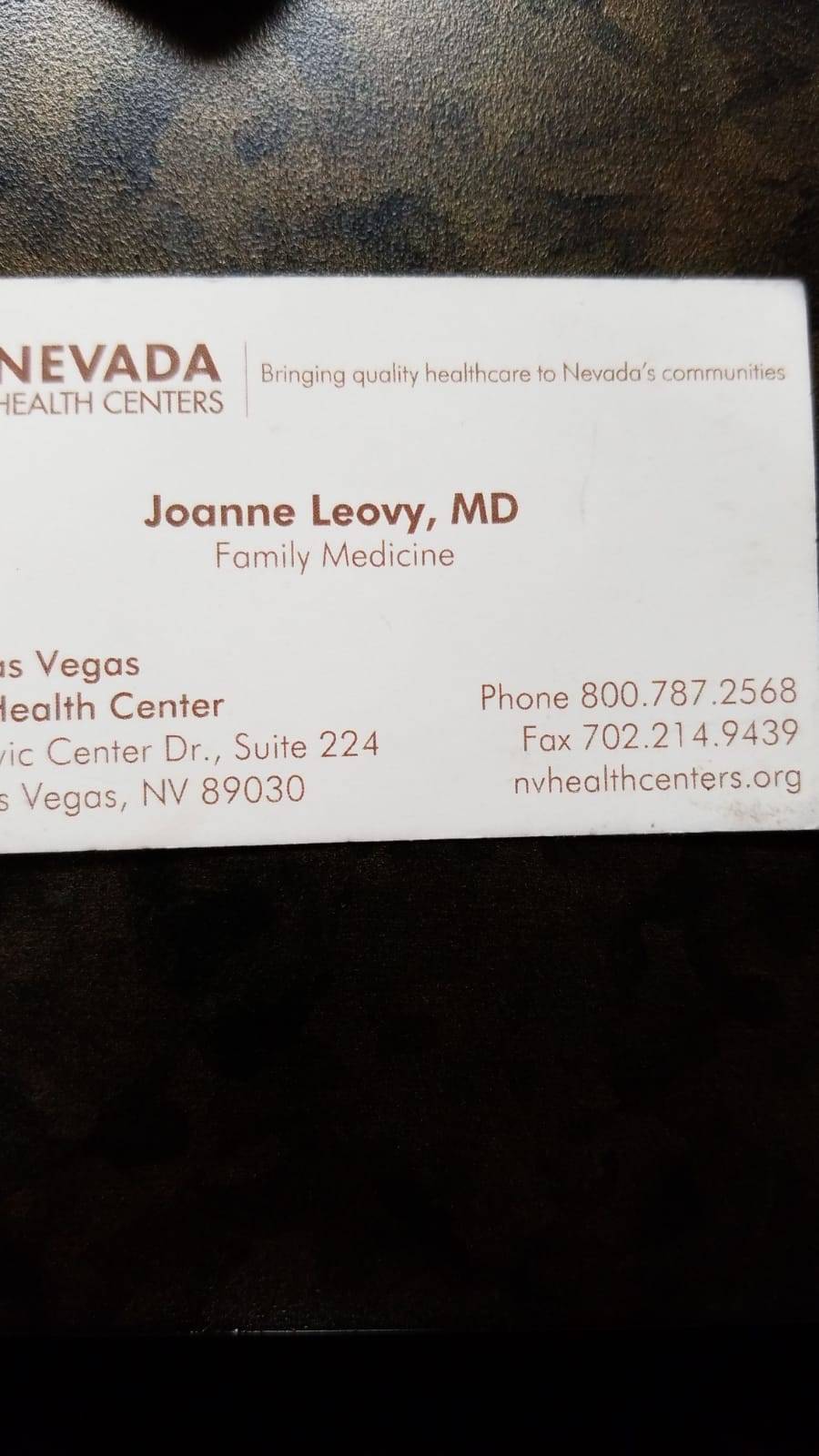 Nevada Health Centers | 2225 Civic Center Dr #224, North Las Vegas, NV 89030 | Phone: (702) 214-5948