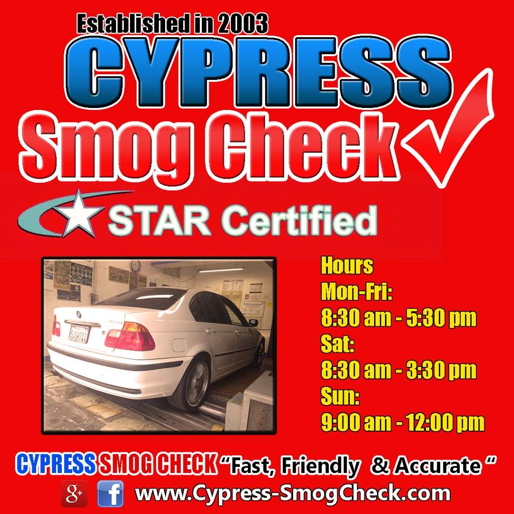 Cypress Smog Check | 701 Cypress Ave, Los Angeles, CA 90065 | Phone: (323) 222-2624