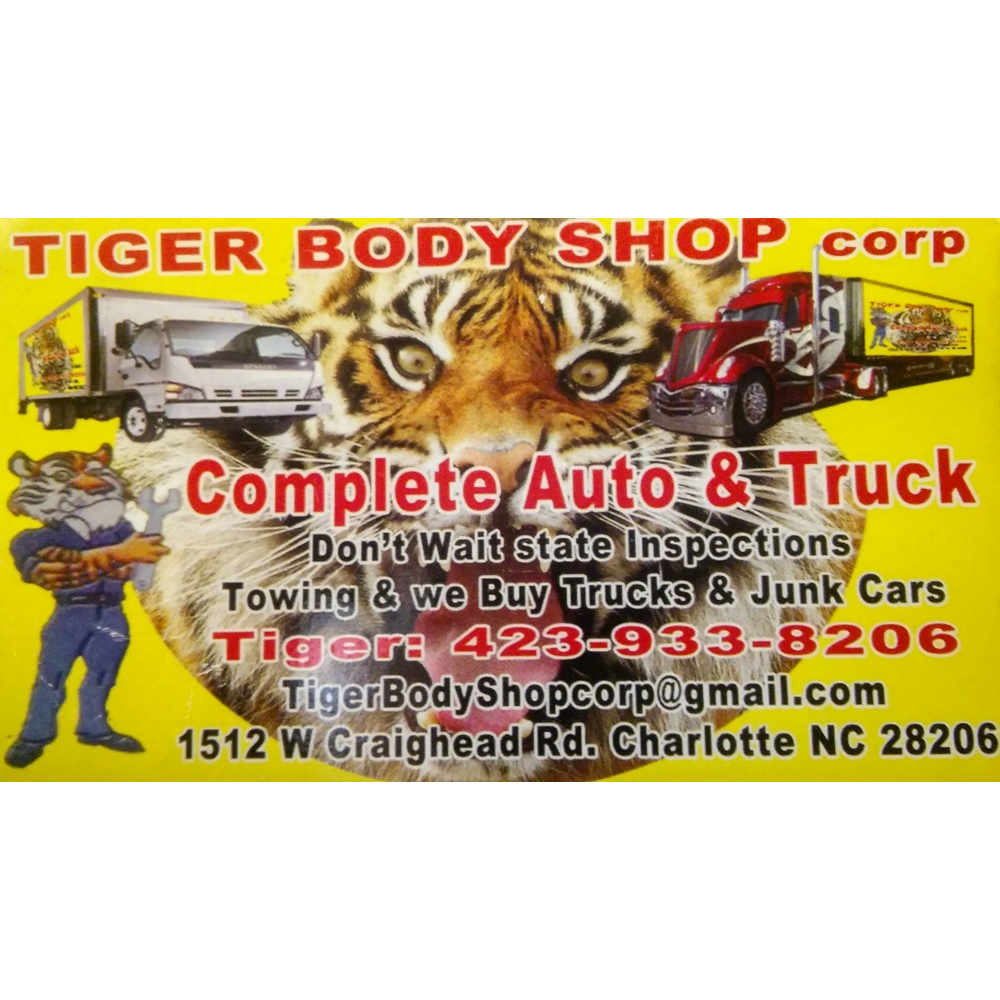 Tiger Body Shop | 1512 W Craighead Rd, Charlotte, NC 28206 | Phone: (423) 933-8206