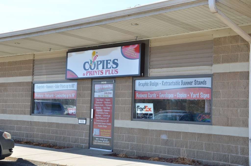 Copies & Prints Plus | 906 S Wells St, Lake Geneva, WI 53147, USA | Phone: (262) 248-2545