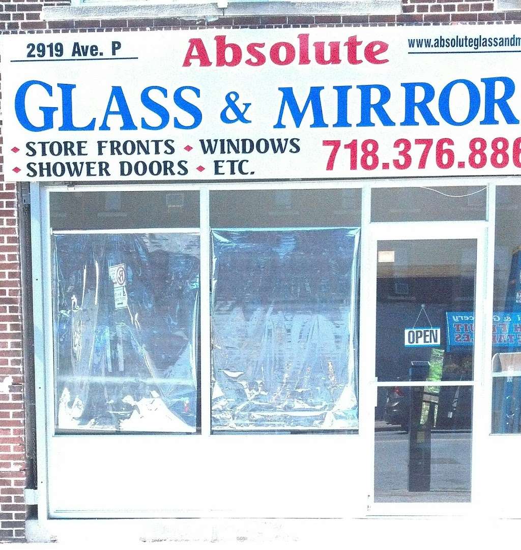 Absolute Glass & Mirrors | 2919 Avenue P, Brooklyn, NY 11229, USA | Phone: (718) 376-8868