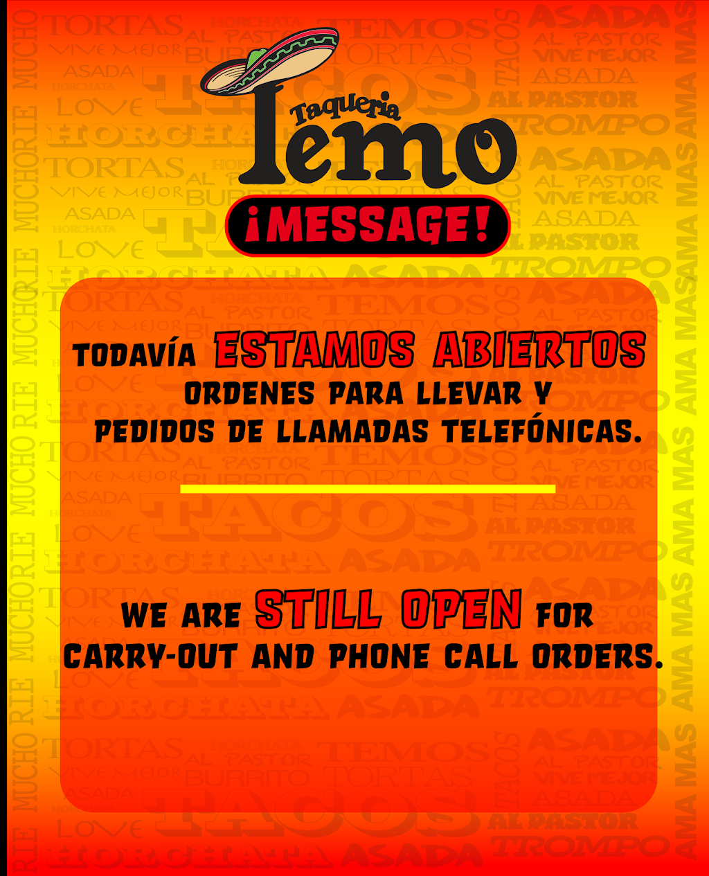 Taqueria Temo Taco Truck | 2611 NE 28th St, Fort Worth, TX 76111, USA | Phone: (817) 655-3744