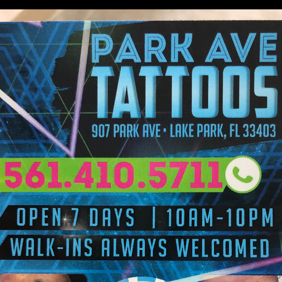 Park ave Tattoos | 907 Park Ave, Lake Park, FL 33403 | Phone: (305) 582-3191