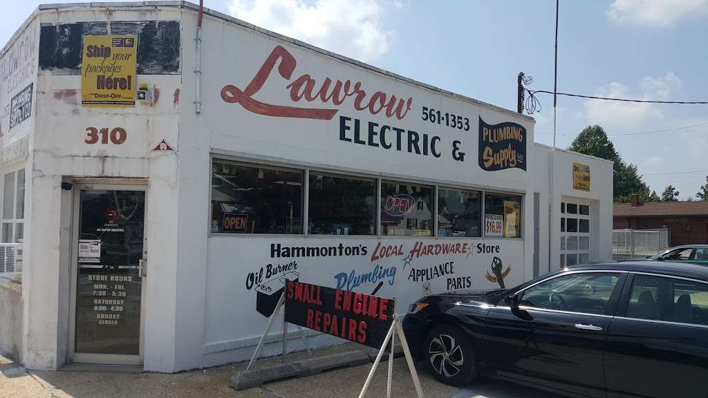 Lawrow Electric & Plumbing Supply Llc | 310 S Egg Harbor Rd, Hammonton, NJ 08037, USA | Phone: (609) 561-1353