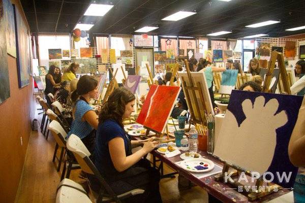 SunDust Gallery Paint & Pottery Party Studio | 183 E Williams Field Rd #109, Gilbert, AZ 85295, USA | Phone: (480) 464-6077