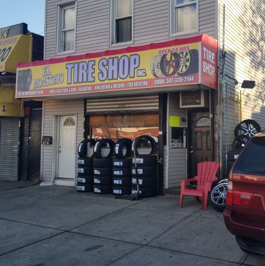 El Monstruo Tire Shop Corp. | 82-10 Rockaway Blvd, Ozone Park, NY 11416, USA | Phone: (917) 300-2492