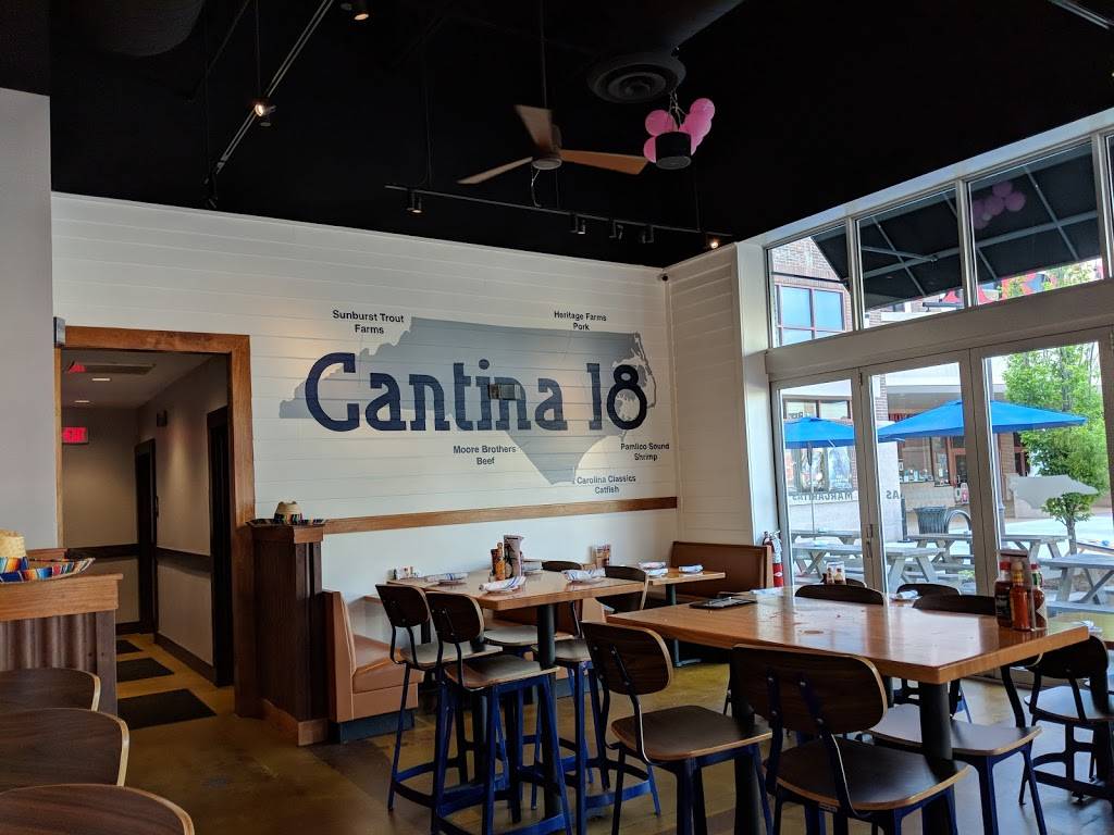 Cantina 18— Morrisville | 3305 Village Market Place, Morrisville, NC 27560, USA | Phone: (919) 694-5618