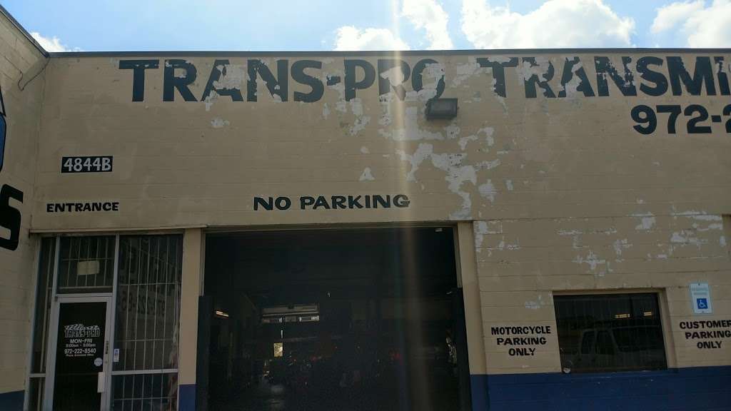 Trans Pro Transmissions Inc | 4844 Samuell Blvd, Mesquite, TX 75149, USA | Phone: (972) 222-8540