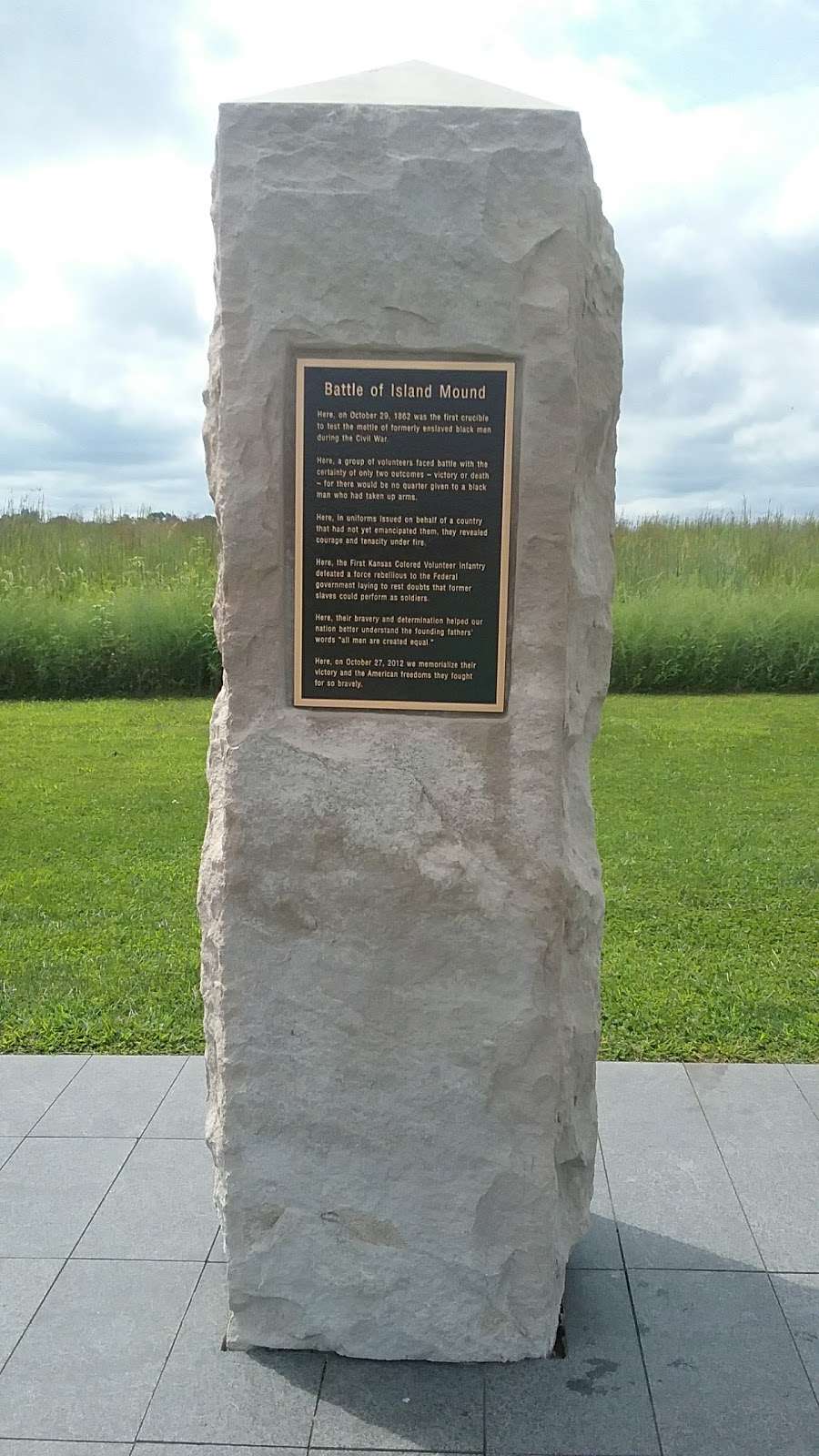 Battle Of Island Mound State Historic Site | NW 1002 Rd, Butler, MO 64730, USA | Phone: (800) 334-6946