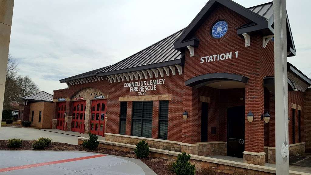 Cornelius-Lemley Fire Station 1 | 19729 S Main St, Cornelius, NC 28031, USA | Phone: (704) 892-1544