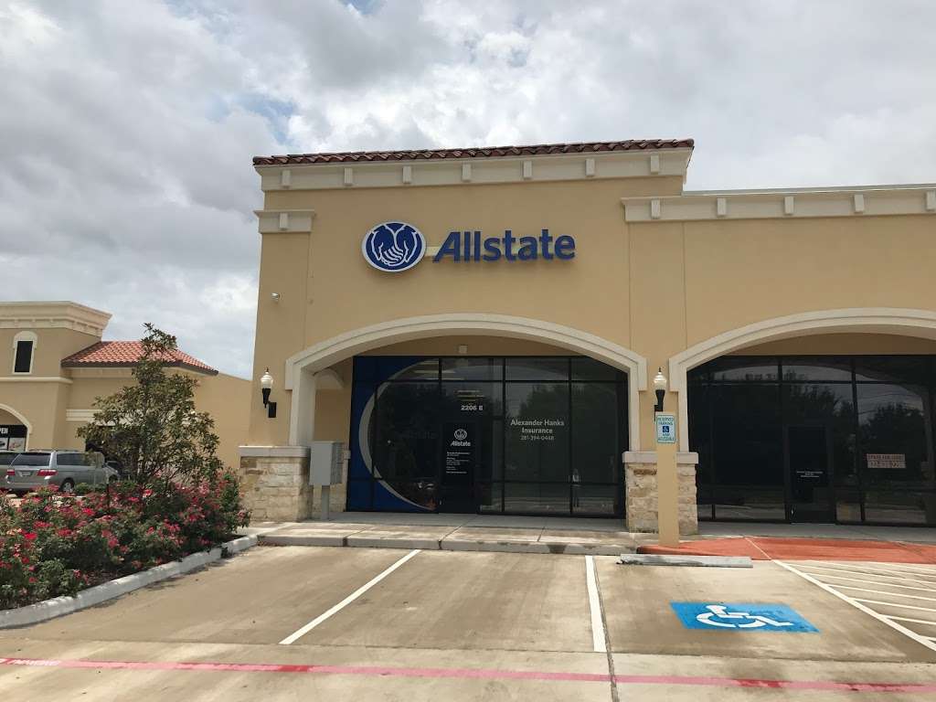 Alexander Hanks: Allstate Insurance | 2206 Katy Flewellen Rd Ste E, Katy, TX 77494, USA | Phone: (281) 394-0448