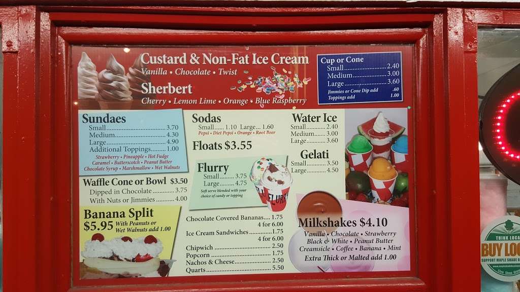 Maple Shade Custard Stand | 340 W Main St, Maple Shade Township, NJ 08052, USA | Phone: (856) 663-1351