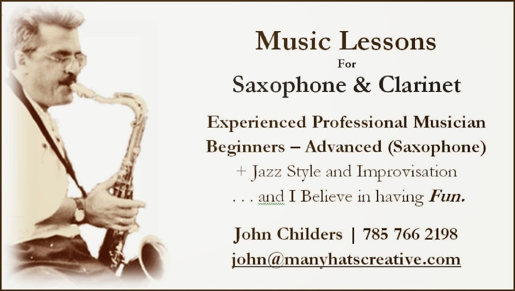 Music Lessons for Saxophone and Clarinet | 516 Brentwood Dr, Lawrence, KS 66049, USA | Phone: (785) 766-2198