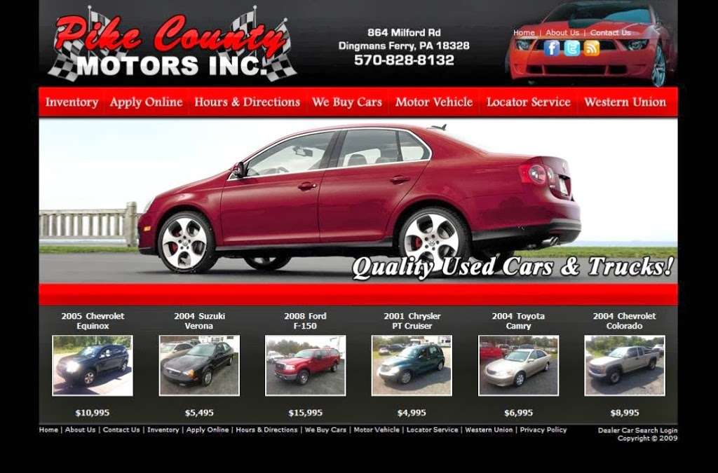 Pike County Motors Inc | 864 Milford Rd, Dingmans Ferry, PA 18328, USA | Phone: (570) 828-8132