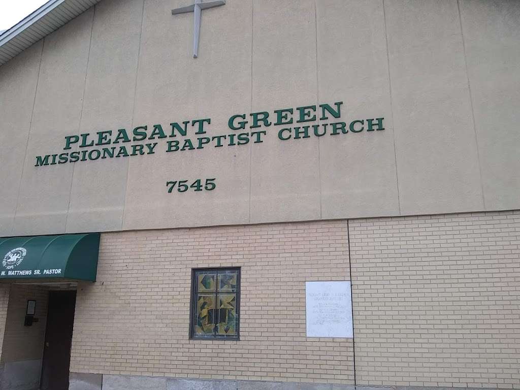 Pleasant Green Missionary Baptist Church | 7545 S Vincennes Ave, Chicago, IL 60620, USA | Phone: (773) 874-6103
