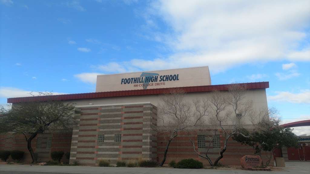 Foothill High School | 800 College Dr, Henderson, NV 89002, USA | Phone: (702) 799-3500