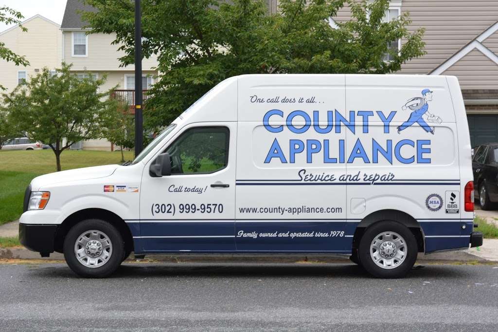 County Appliance Service | 1704 W Newport Pike, Wilmington, DE 19804 | Phone: (302) 652-0593