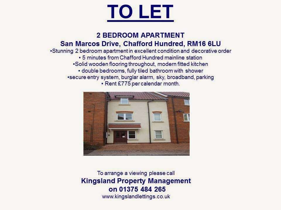 Kingsland Property Management | 77B Dudley Cl, Chafford Hundred, Grays RM16 6PG, UK | Phone: 01375 404339