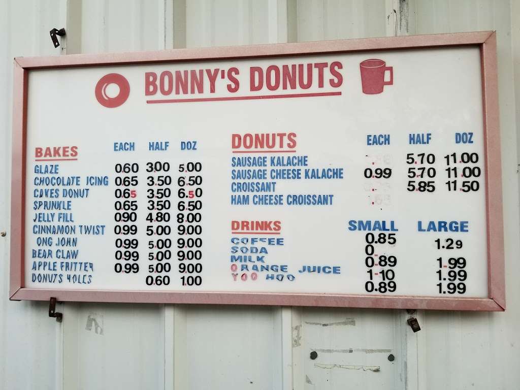 Bonnies Donut | 3500 TX-3, Dickinson, TX 77539, USA | Phone: (281) 534-4254