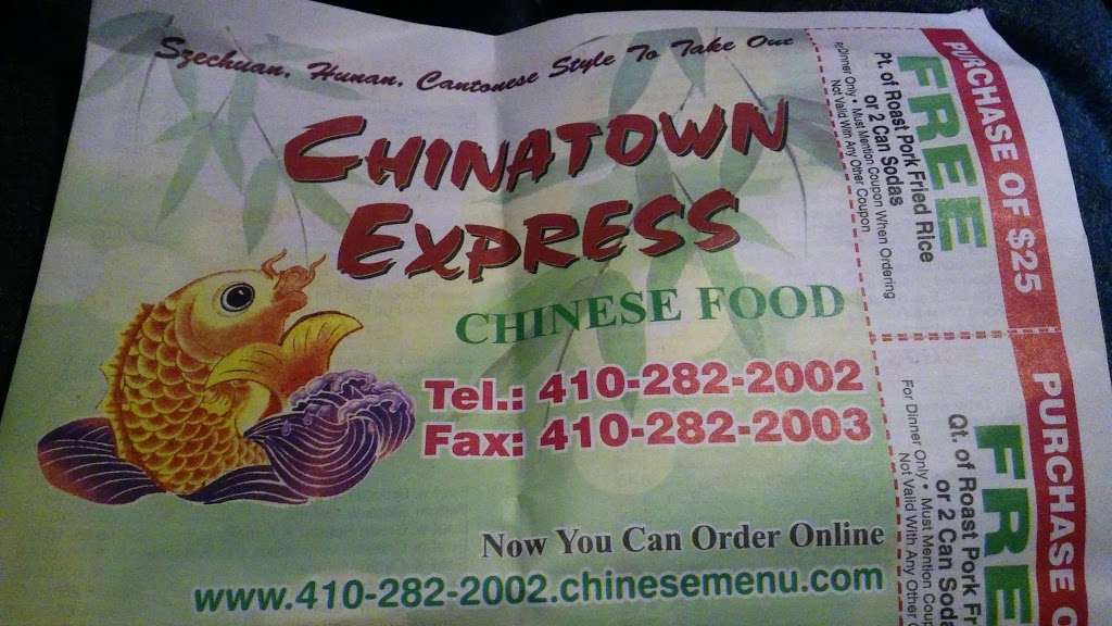 Chinatown Express | 3429 Dundalk Ave, Baltimore, MD 21222, USA | Phone: (410) 282-2002