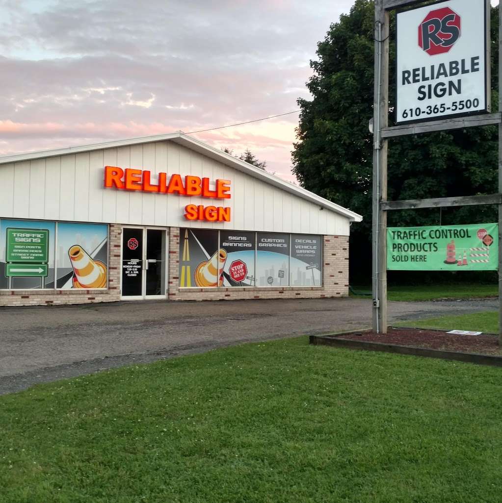 Reliable Sign | 354 W Moorestown Rd, Nazareth, PA 18064 | Phone: (610) 365-5500