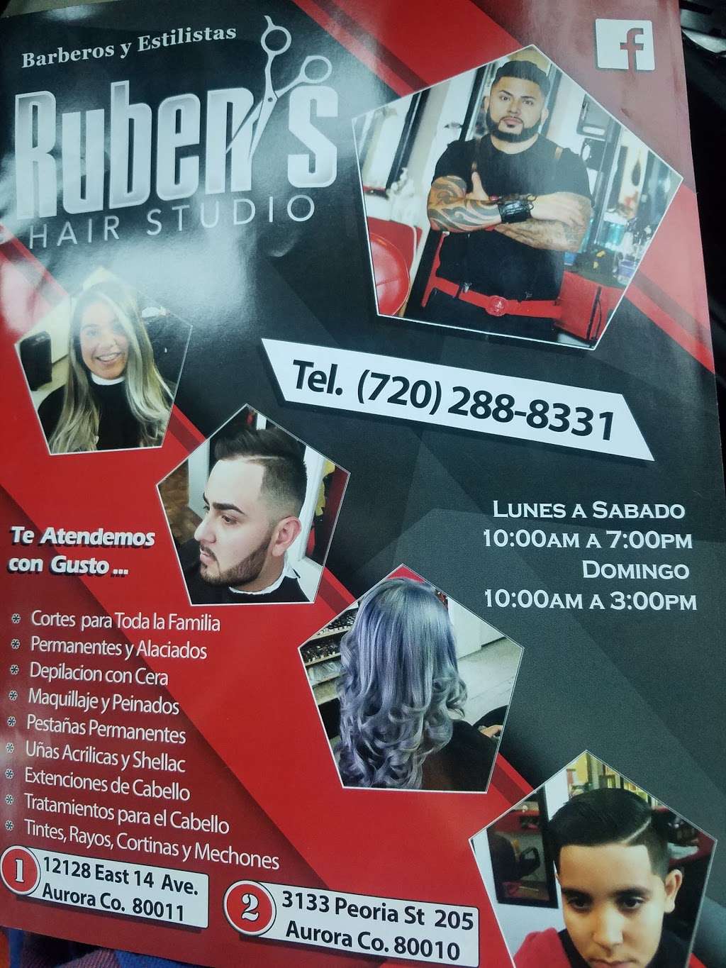 Rubens Hair Studio - Barberos y Estilistas | 3133 Peoria St unit 205, Aurora, CO 80010 | Phone: (720) 638-0764