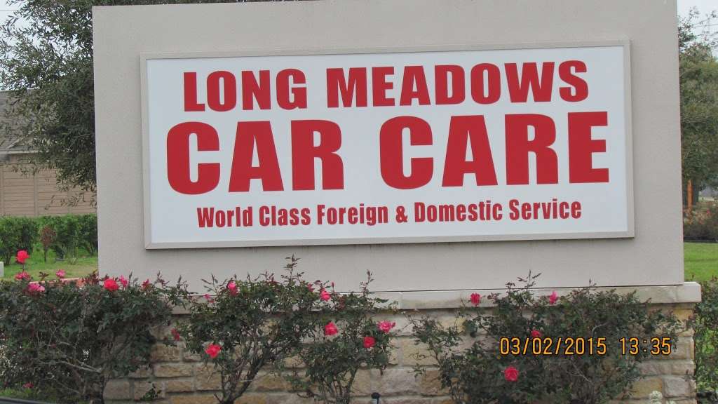 Long Meadow Car Care | 20941 W Bellfort St, Richmond, TX 77406, USA | Phone: (281) 232-8444