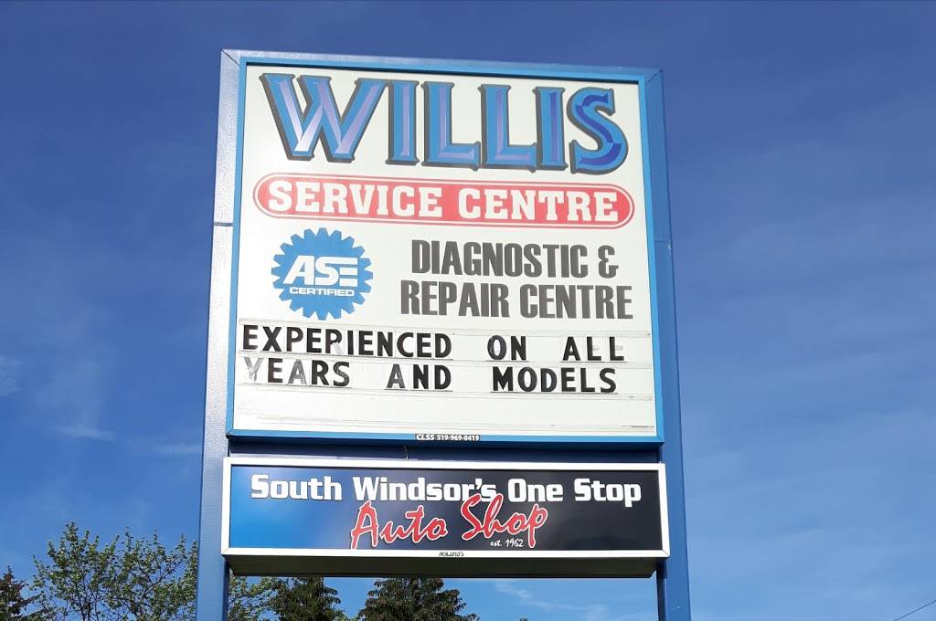 Willis Service Centre Ltd | 355 Cabana Rd E, Windsor, ON N9G 1A1, Canada | Phone: (519) 966-2320