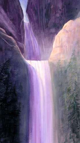 Purple Waterfalls | 7534 Boudreaux Rd, Spring, TX 77041, USA | Phone: (281) 796-7449