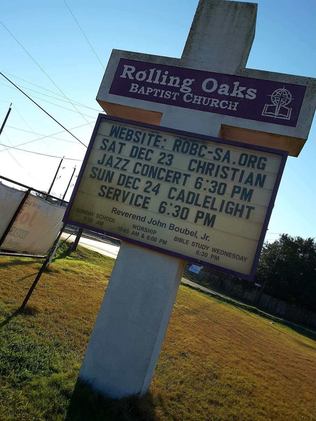 Rolling Oaks Baptist Church | 6401 Wenzel Rd, San Antonio, TX 78233, USA | Phone: (210) 590-4177