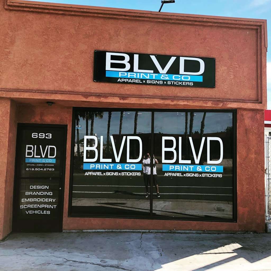 BLVD Print & Co | 723 E Bradley Ave Suite D2, El Cajon, CA 92021, United States | Phone: (619) 504-2723