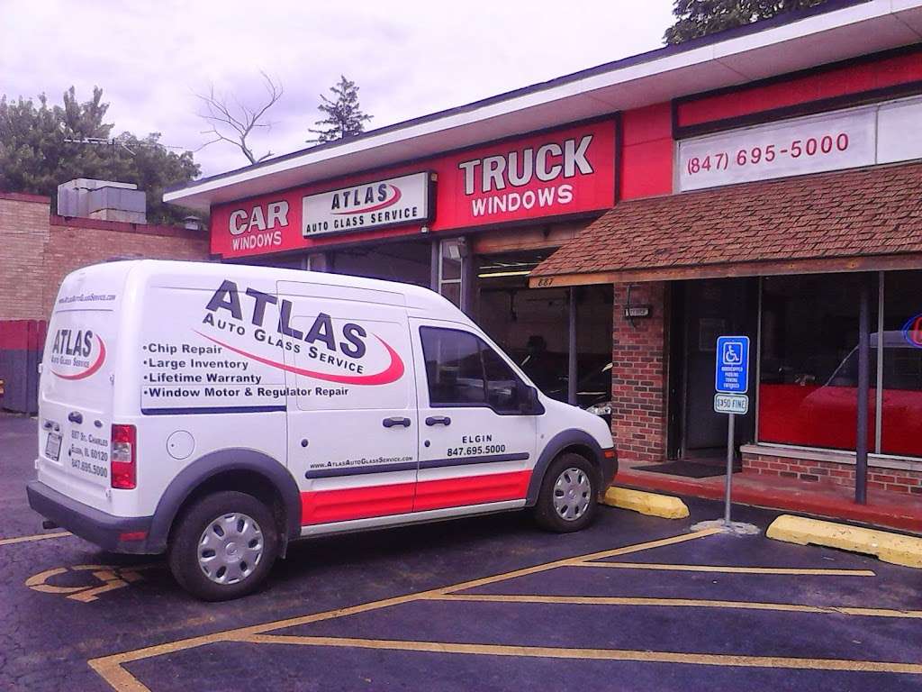 Atlas Auto Glass | 887 St Charles St, Elgin, IL 60120, USA | Phone: (847) 695-5000