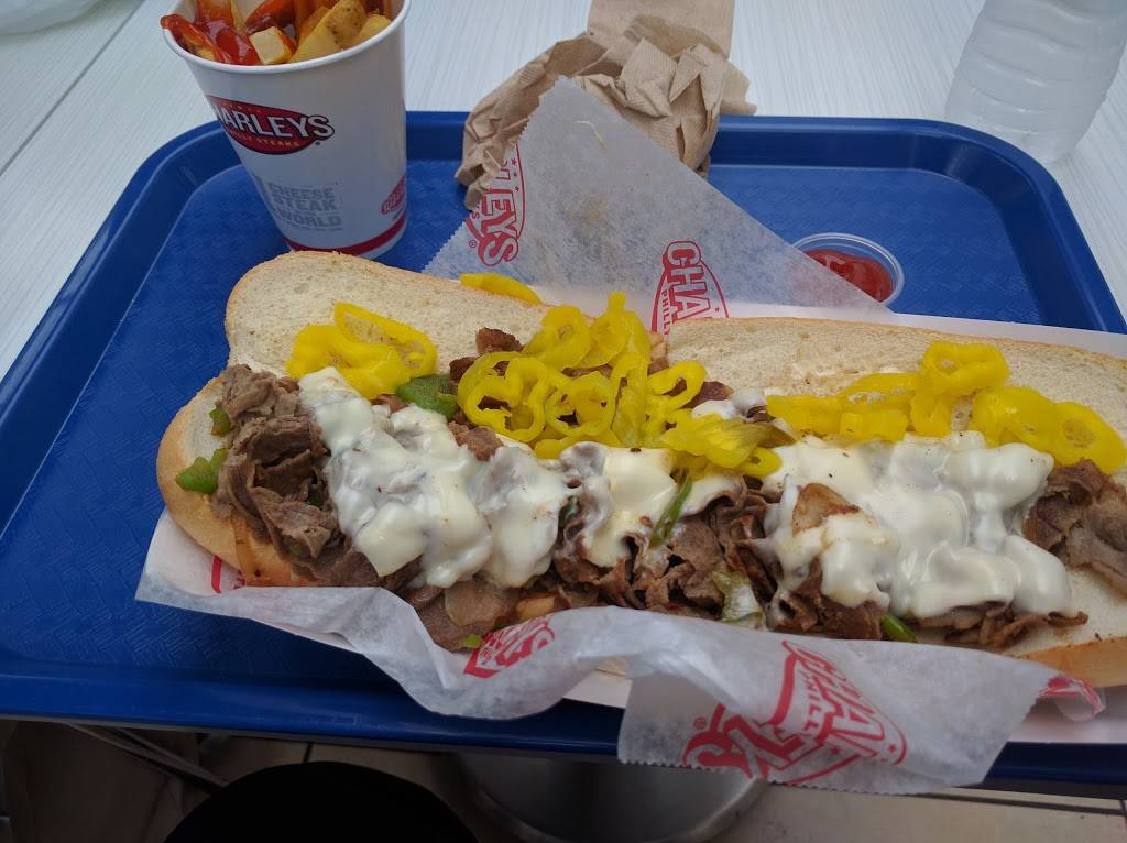 Charleys Philly Steaks | 30 Mall Dr W Ste, # VC - 08, Jersey City, NJ 07310, USA | Phone: (201) 795-0111