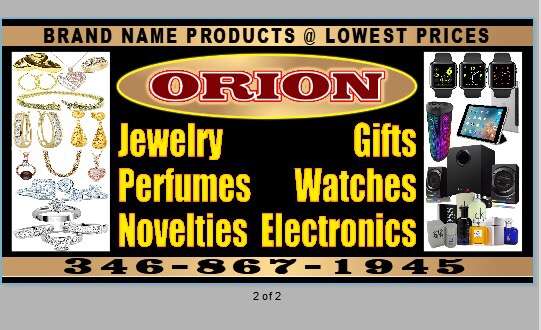 Orion Jewelrs | 4912 Airline Dr Suite A, Houston, TX 77022, USA | Phone: (346) 867-1945