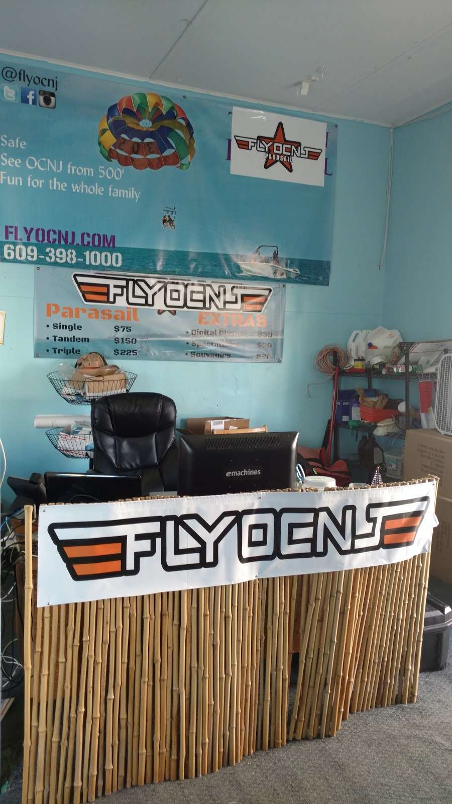 FlyOCNJ Parasail | 314 Bay Ave, Ocean City, NJ 08226 | Phone: (609) 398-1000