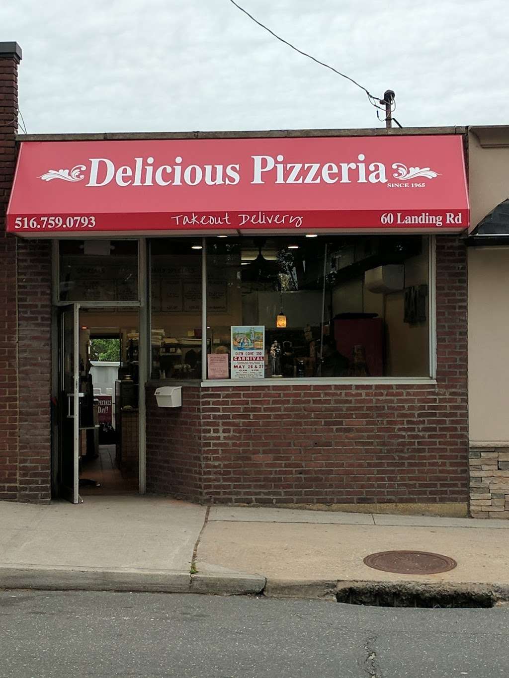 Delicious Pizzeria | 60 Landing Rd, Glen Cove, NY 11542, USA | Phone: (516) 759-0793