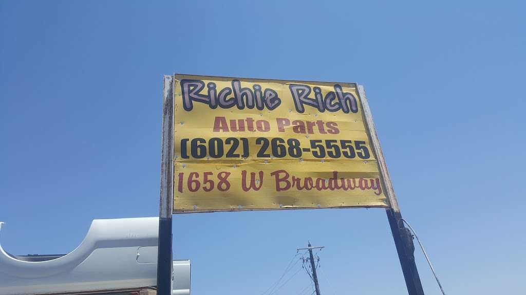 Richie Rich Auto Parts | 1658 W Broadway Rd, Phoenix, AZ 85041, USA | Phone: (602) 268-5555