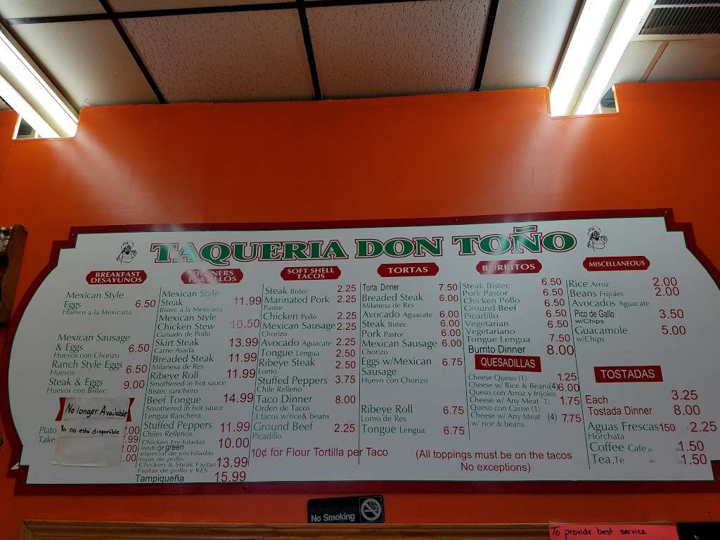 Don Toño Taqueria | 8843 W 87th St, Hickory Hills, IL 60457 | Phone: (708) 233-1730