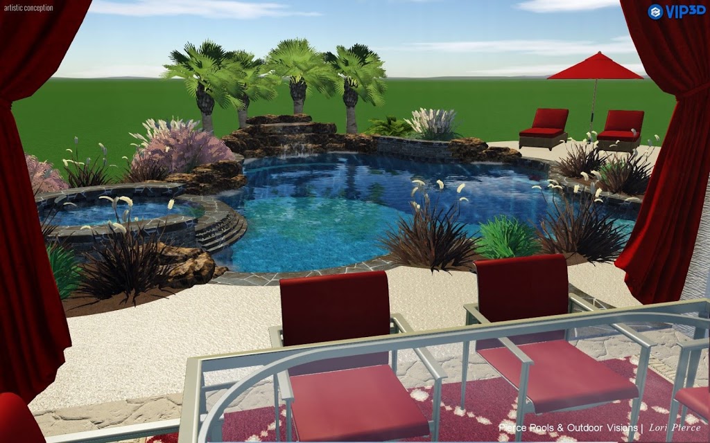 Pierce Pools & Outdoor Visions | 33300 Egypt Ln D100, Magnolia, TX 77354, USA | Phone: (832) 401-9952